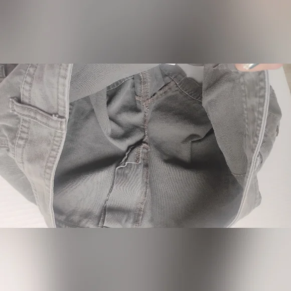 Vintage Y2K Bass Women's Cargo Shorts Green Size 6 Cotton Mid Rise - Picture 7 of 13